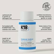 K18 Biomimetic Hairscience Damage Shield pH Protective Shampoo 250ml | Professional Color-Safe Hair Repair Shampoo - 3