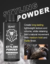 Bunee Hair Styling Powder for Men 20g | Matte Volume Hair Texturizing Powder with Strong Hold - 3
