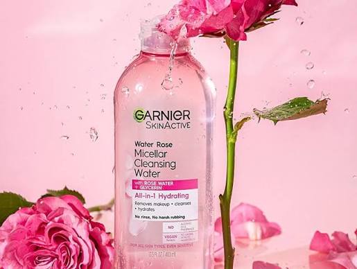 Garnier Skin Naturals Micellar Cleansing Water Rose Water 125ml | Gentle Makeup Remover for Normal to Dry Skin - 3