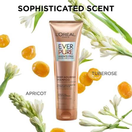 Loreal Paris EverPure Sulfate Free Deep Nourish SLOPhampoo with Apricot Oil   Nourishing Shampoo for Dry & Color Treated Hair - 3