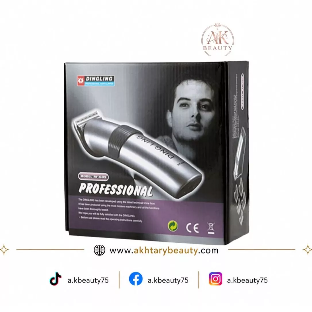 Dingling RF-609 Professional Rechargeable Hair & Beard Trimmer with Stainless Steel Blades | Dingling RF-609 Hair & Beard Trimmer