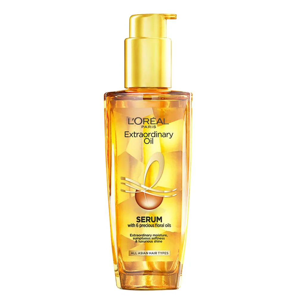 L'Oréal Paris Extraordinary Oil Serum with Precious Floral Oils 100ml | Nourishing Anti-Frizz Hair Serum for Silky & Shiny Hair