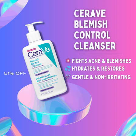 CeraVe Blemish Control Cleanser with Salicylic Acid for Blemish-Prone Skin 236ml | CeraVe Blemish Control Cleanser - 3