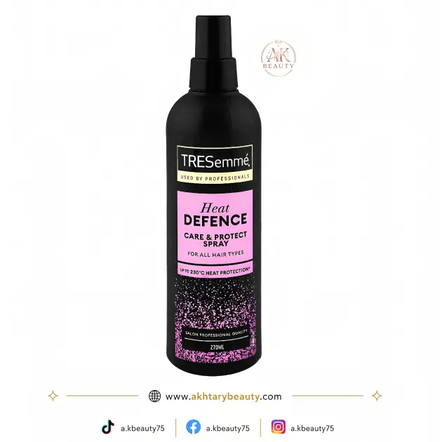 TRESemmé Heat Defence Care & Protect Spray 270ml | Professional Heat Protectant Spray Up to 230°C