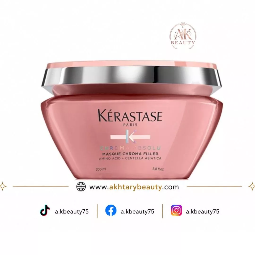 Kérastase Chroma Absolu Masque Chroma Filler Anti-Porosity Hair Mask for Color-Treated Hair  |Loreal Kerastase hair mask