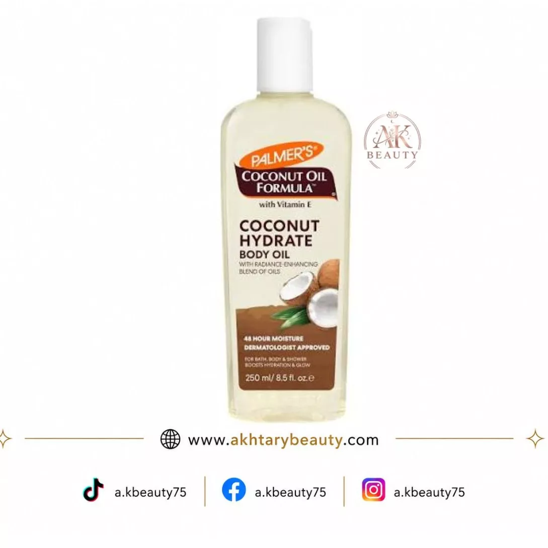 Palmer's Coconut Hydrate Body Oil 250ml | Vitamin E Moisturizing Body Oil for Soft & Radiant Skin