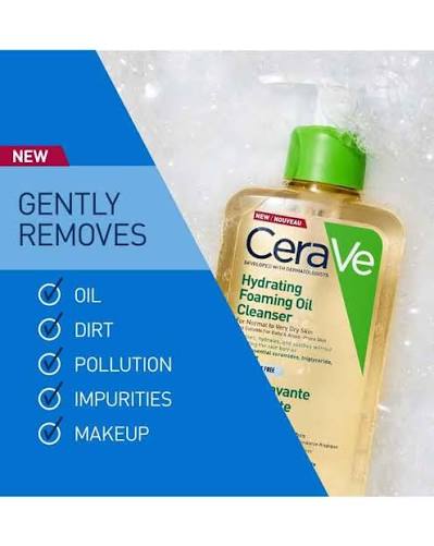 CeraVe Hydrating Foaming Oil Cleanser for Normal to Very Dry Skin | CeraVe Hydrating Foaming Oil Cleanser - 3