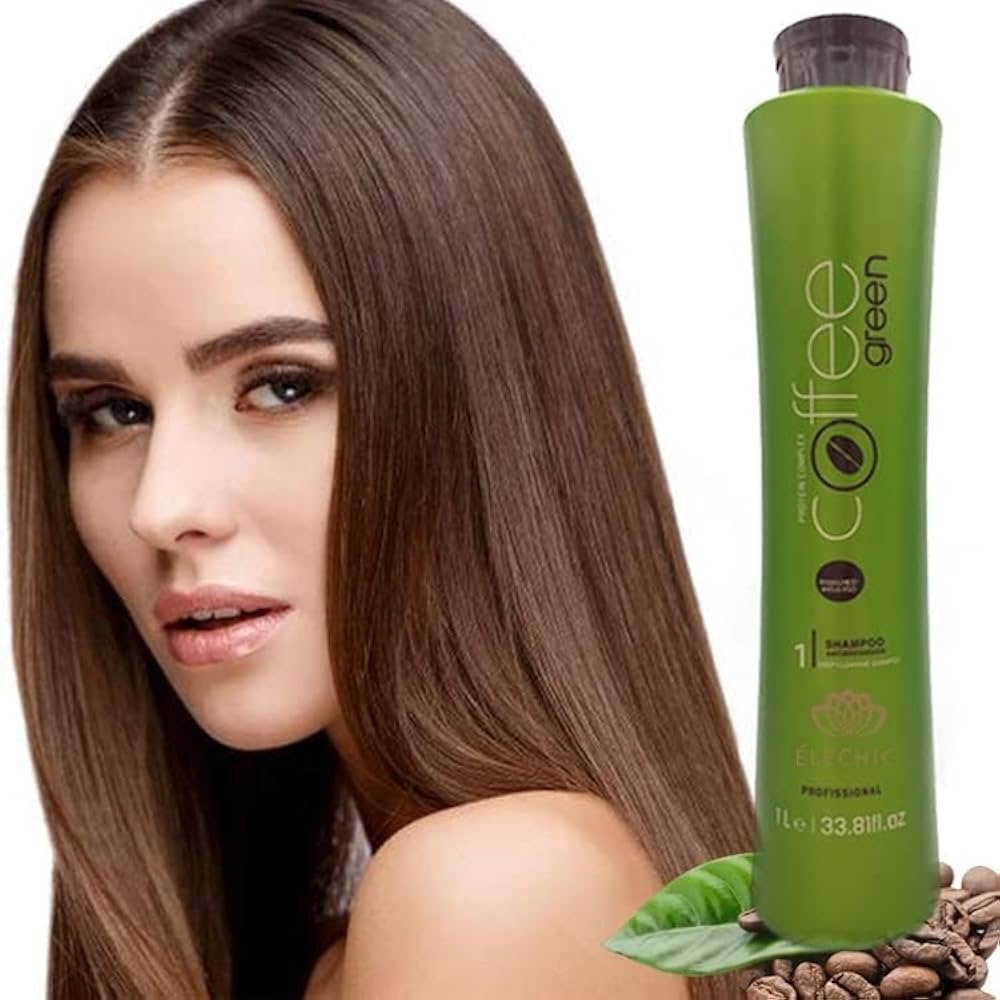 Honma Tokyo Coffee Green Professional 3-Step Brazilian Keratin Hair Treatment Kit 3x | Deep Cleaning Shampoo, Smoothing Treatment & Finishing Mask