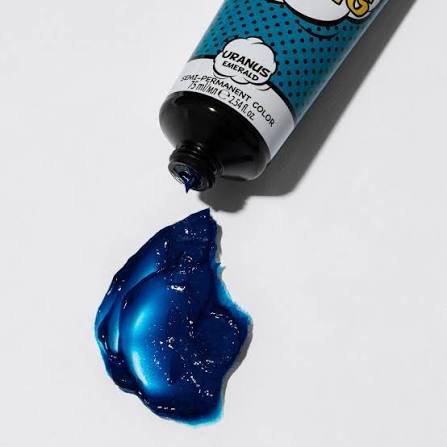Nouvelle Paint Bang Uranus Emerald Semi-Permanent Hair Color 75ml | Ammonia-Free Professional Hair Dye - 3