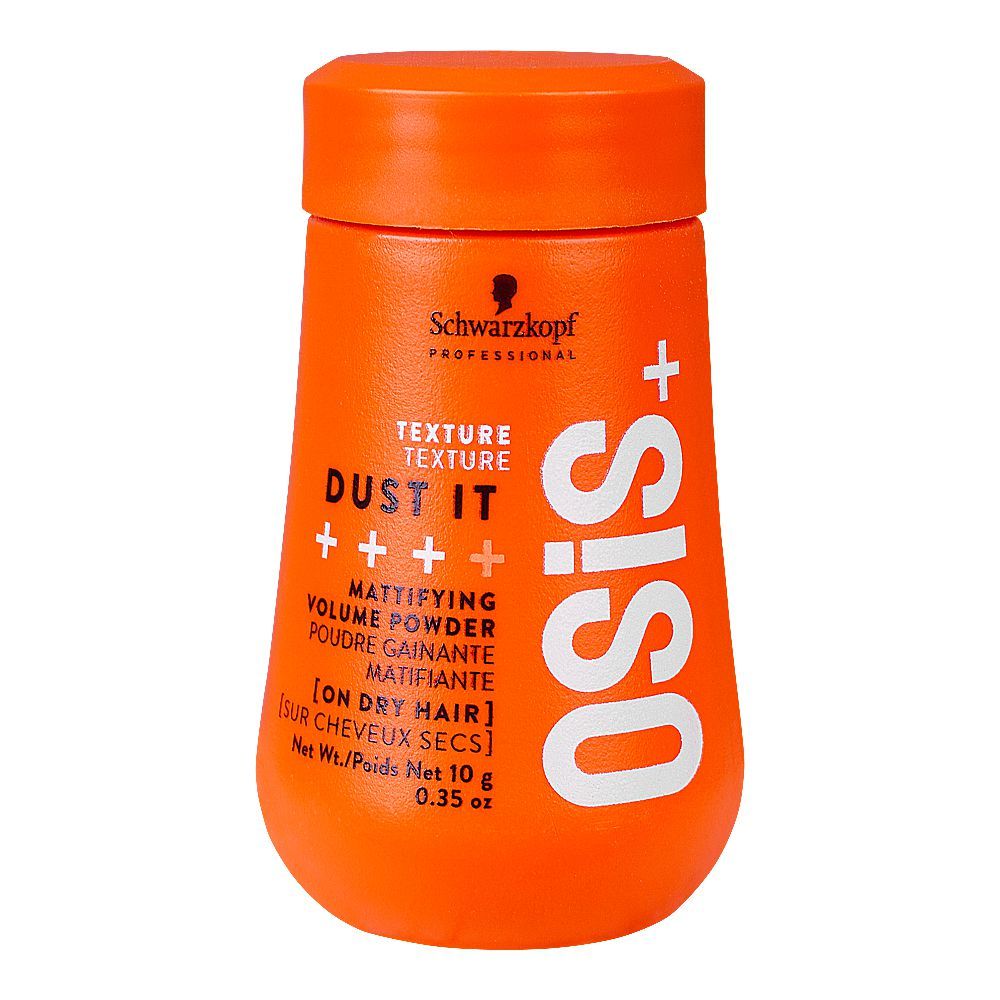 Schwarzkopf Professional OSiS+ Dust It Mattifying Volume Powder 10g | Professional Hair Volumizing Powder with Matte Finish