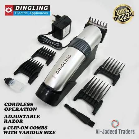 Dingling RF-609 Professional Rechargeable Hair & Beard Trimmer with Stainless Steel Blades | Dingling RF-609 Hair & Beard Trimmer - 2
