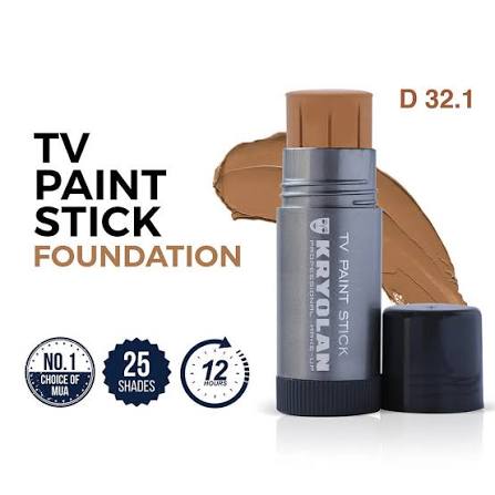 Kryolan TV Paint Stick Professional High Coverage Cream Foundation D32, FS 36, FS 45, FS 38, Ivory, 2W & 1W – Long Lasting Makeup Foundation - 4