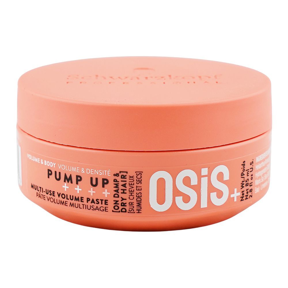 Schwarzkopf Professional OSiS+ Pump Up Multi-Use Volume Paste 85ml | Professional Hair Volume & Texture Styling Paste