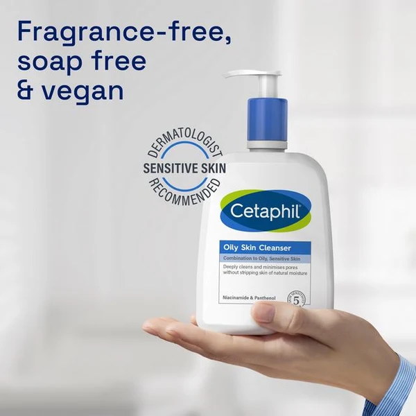 Cetaphil Gentle Skin Cleanser with Glycerin, Vitamin B5 & B3 for Dry to Normal Sensitive Skin 591ml | Cetaphil Gentle Skin Cleanser - 2