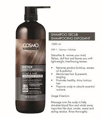 Cosmo Professional Tricho-Pro+ Detox Deep Clarifying Scalp & Hair Shampoo Scrub 1000ml | Professional Scalp Detox & Purifying Shampoo - 3