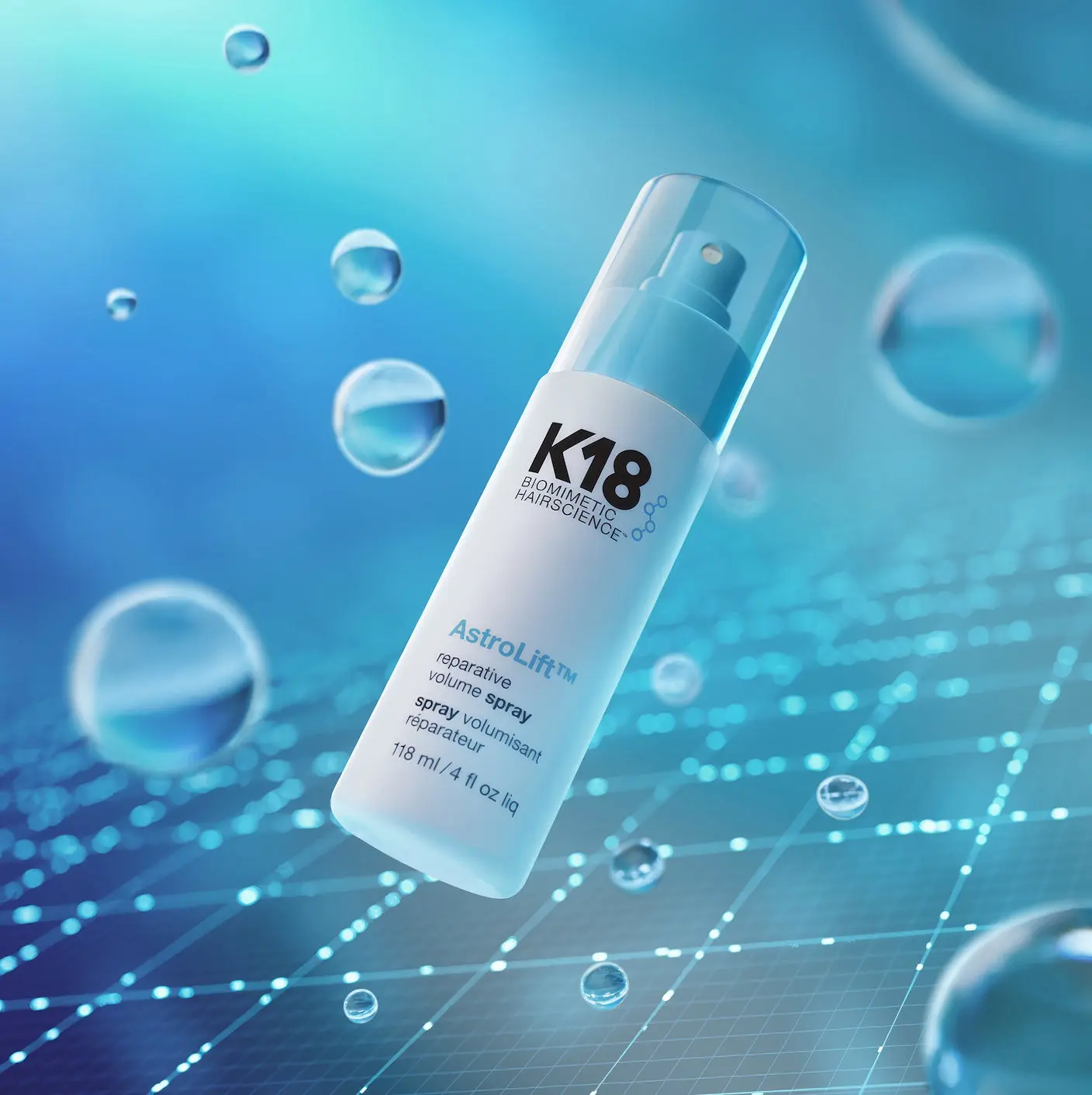 K18 Biomimetic Hairscience AstroLift Reparative Volume Spray 118ml | Professional Volumizing & Hair Thickening Spray - 3