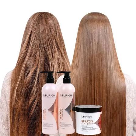 Lourich Professional Keratin Complex Argan Oil Repairing Conditioner 500ml | Professional Repair & Moisturizing Conditioner for Dry & Damaged Hair - 3