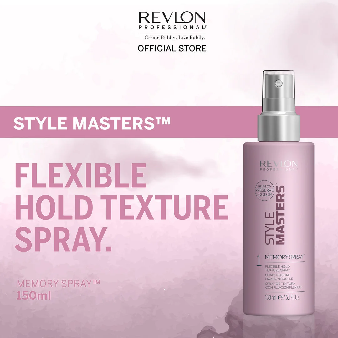 Revlon Professional Style Masters Creator Memory Spray 150ml | Flexible Hold Texturizing Hair Spray - 2
