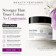 Loreal Professionnel Serie Expert Metal Detox Hair Mask 250ml | Professional Anti-Metal Repair Mask for Colored & Damaged Hair - 3