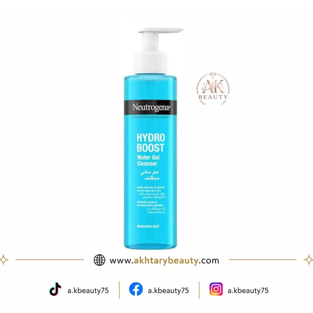 Neutrogena Hydro Boost Water Gel Cleanser 200ml | Hydrating Facial Cleanser with Hyaluronic Acid