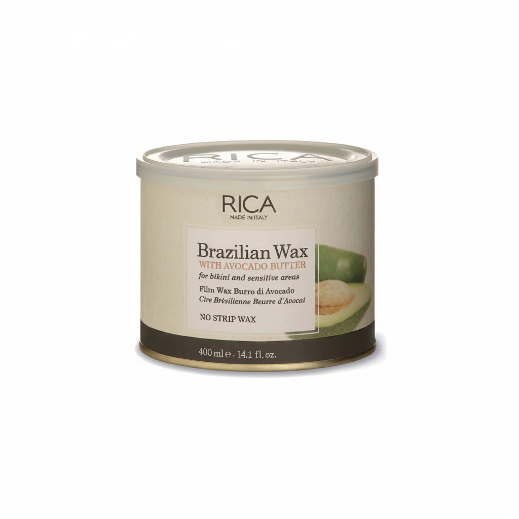 Rica Avocado Butter Liposoluble Wax 400g | Professional Italian Soft Wax for Dry & Sensitive Skin