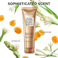 Loreal Paris EverPure Deep Nourish Conditioner Sulfate-Free with Apricot Oil for Dry & Color-Treated Hair