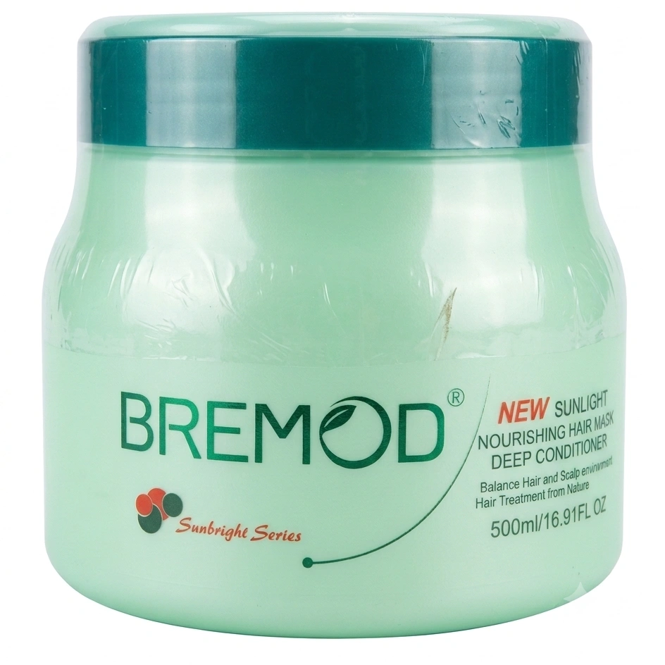 Bremod Sunbright Series Sunlight Nourishing Hair Mask & Deep Conditioner 500ml | Professional Deep Repair Hair Treatment