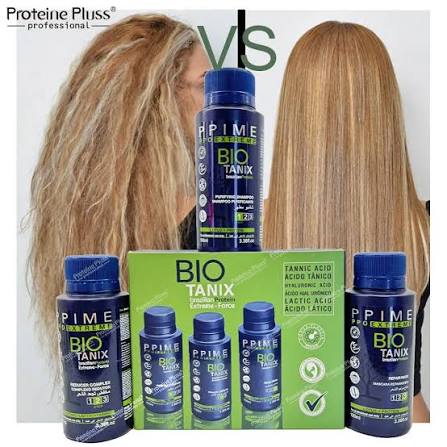 Prime Pro Extreme Bio Tanix Brazilian Protein Extreme-Force Kit 3x100ml | Professional 3-Step Hair Smoothing & Repair Treatment