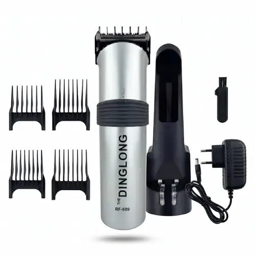 Dingling RF-609 Professional Rechargeable Hair & Beard Trimmer with Stainless Steel Blades | Dingling RF-609 Hair & Beard Trimmer - 3