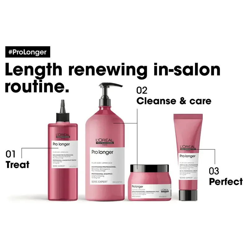 Loreal Professionnel Serie Expert Pro Longer Shampoo 1500ml | Professional Length Renewing Shampoo for Long Hair - 2
