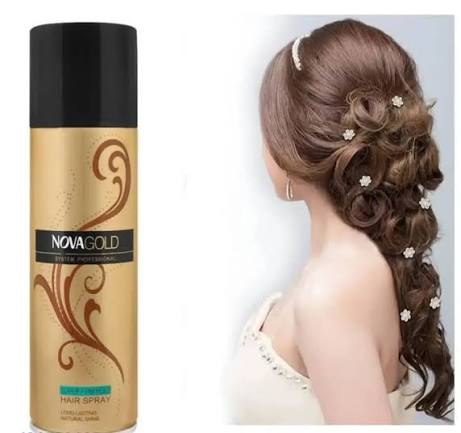 Nova Gold Super Firm Hold Hair Spray with Long-Lasting Hold & Natural Shine 400ml | Nova Gold Super Firm Hold Hair Spray - 3
