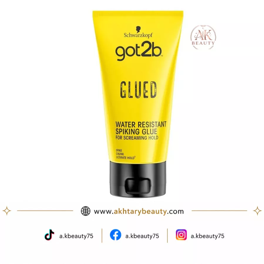 Schwarzkopf Got2b Glued Water Resistant Spiking Gel 150ml | Ultra Strong Hold Hair Styling Gel