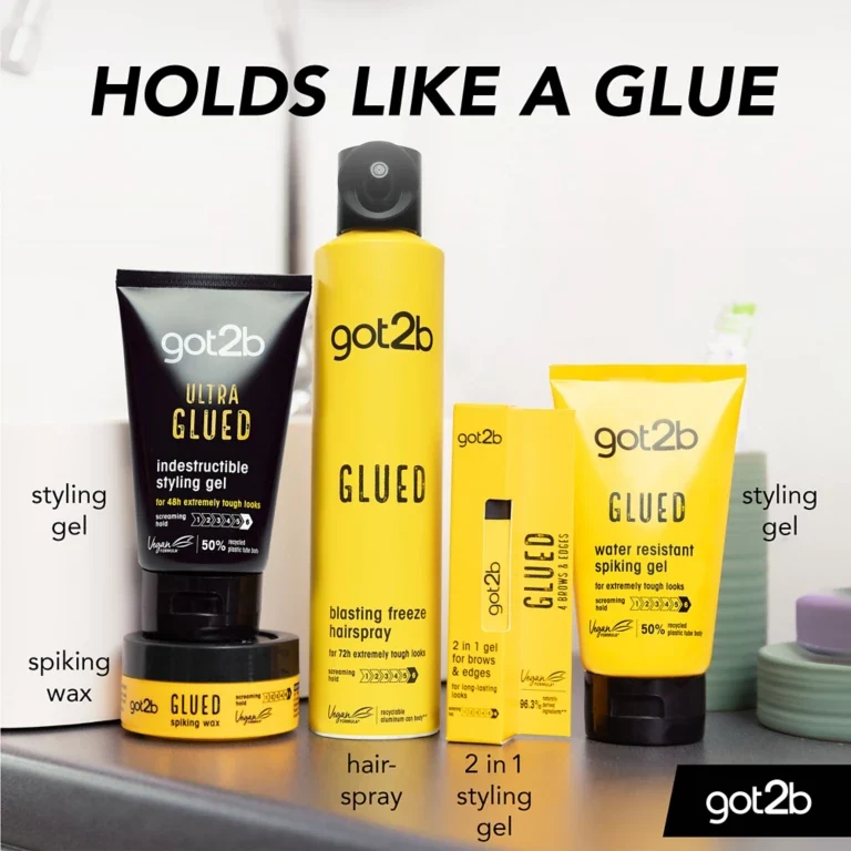 Schwarzkopf Got2b Glued Blasting Freeze Spray 300ml | Ultra Strong Hold Hair Spray for Extreme Styling