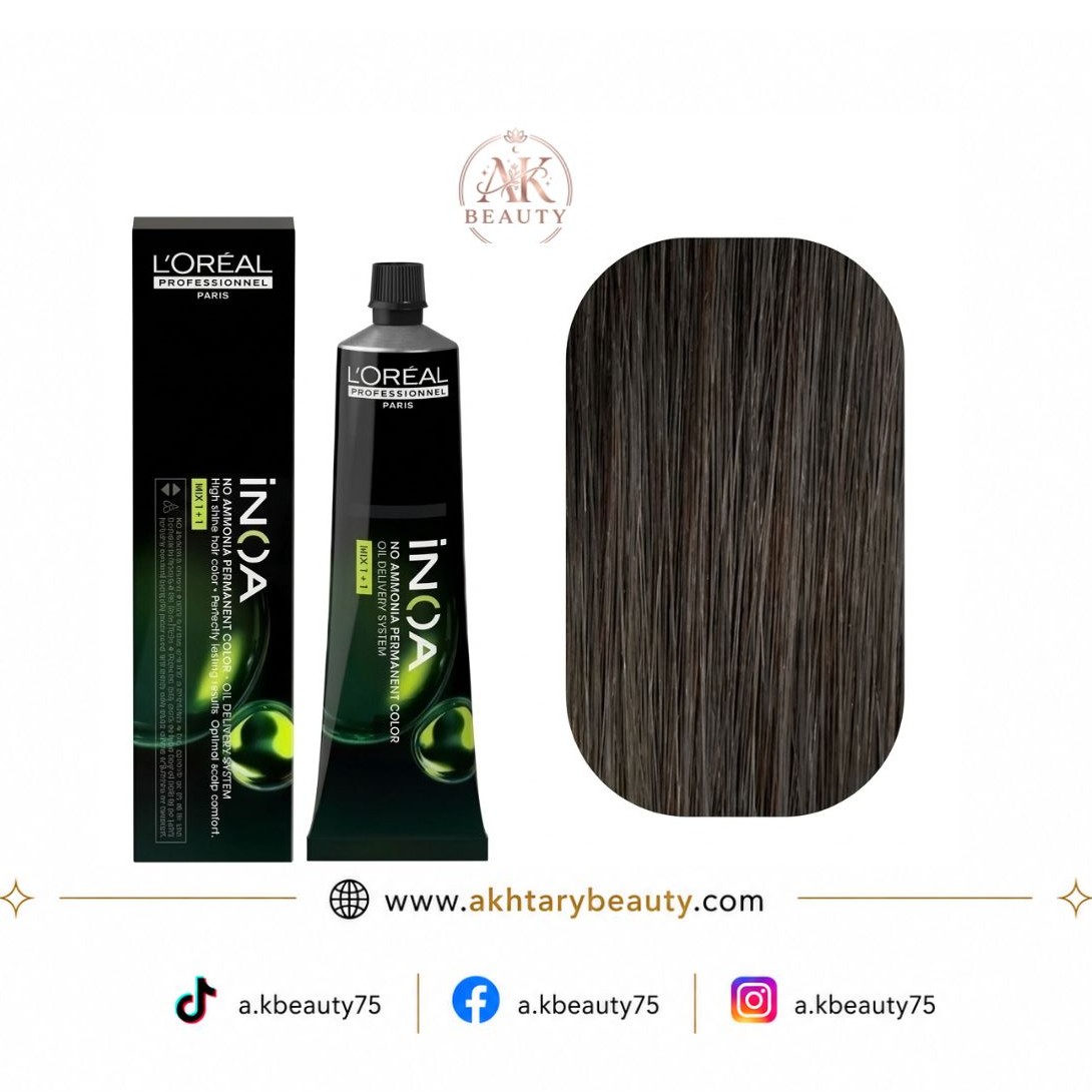 Loreal Professionnel INOA No Ammonia Permanent Hair Color – Shade 7 Blonde