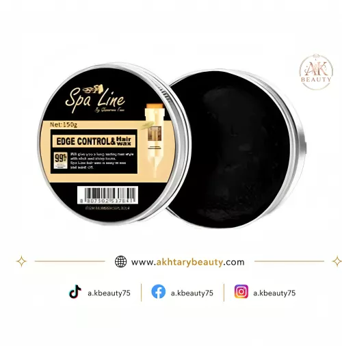 Spa Line Edge Control & Hair Wax | Professional Strong Hold Edge Control for Smooth & Sleek Hairstyles