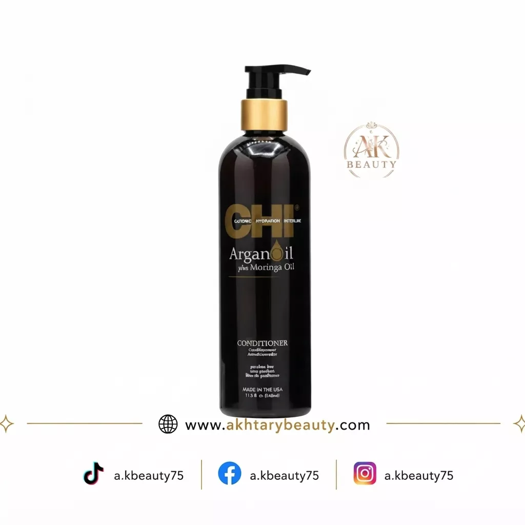 CHI Argan Oil with Moringa Oil Blend Conditioner 340ml for Soft, Smooth, Manageable Hair | CHI Argan Oil Conditioner 340ml