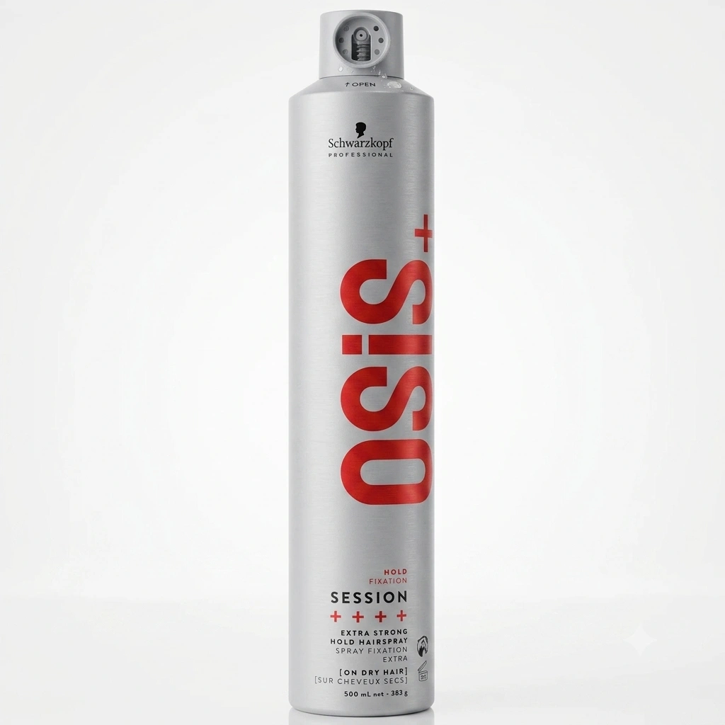 Schwarzkopf Professional OSiS+ Session Extra Strong Hold Hairspray 500ml | Professional Long-Lasting Styling Spray
