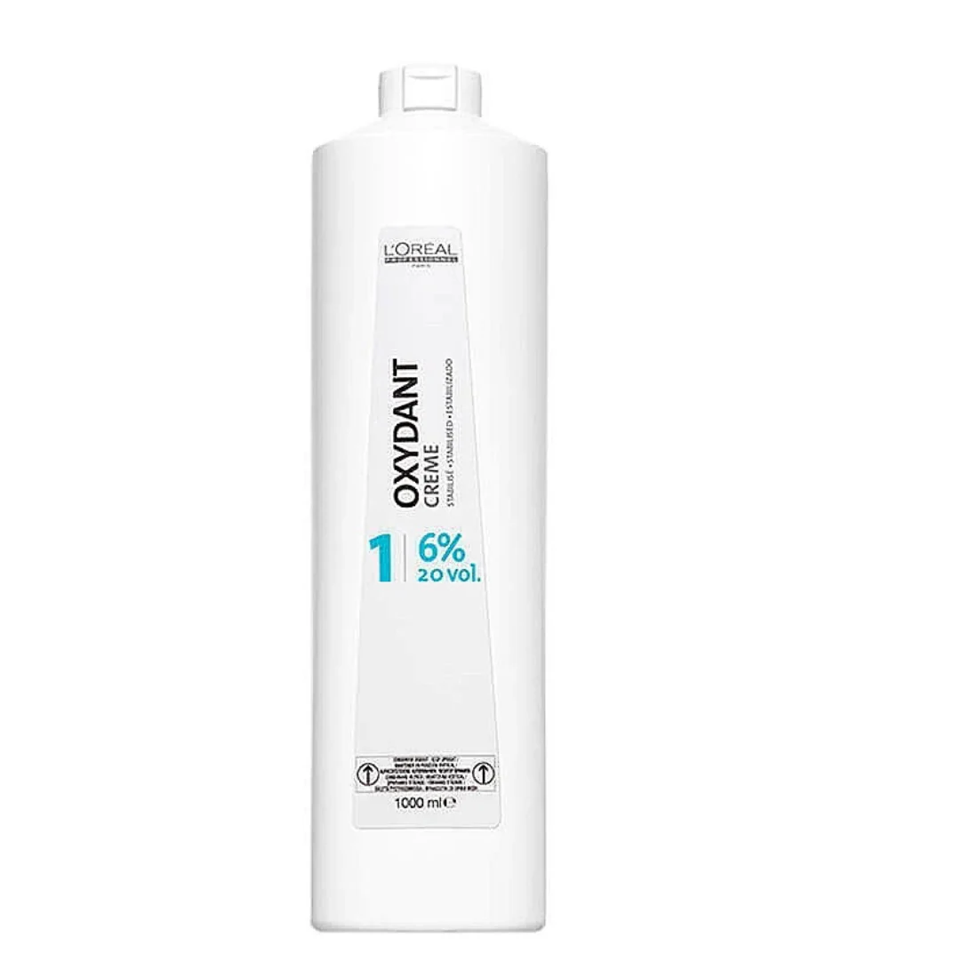 Loreal Professionnel Oxydant Crème 20 Volume (6%) 1000ml | Professional Cream Developer for Permanent Hair Color