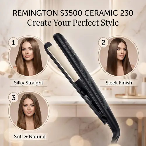 Remington Copper Radiance Straightener S5700 | Professional Ceramic Hair Straightener 230°C