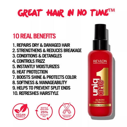 Revlon Professional UniqOne All In One Hair Treatment 150ml | Leave-In Hair Treatment with 10 Benefits - 2