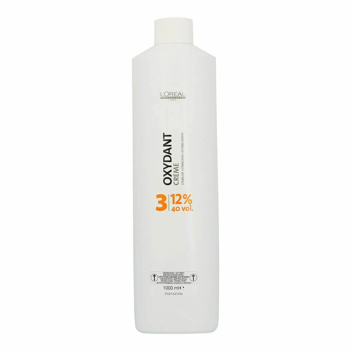 Loreal Professionnel Oxydant Crème 40 Volume (12%) Developer 1000ml | Professional Cream Developer for Permanent Hair Color