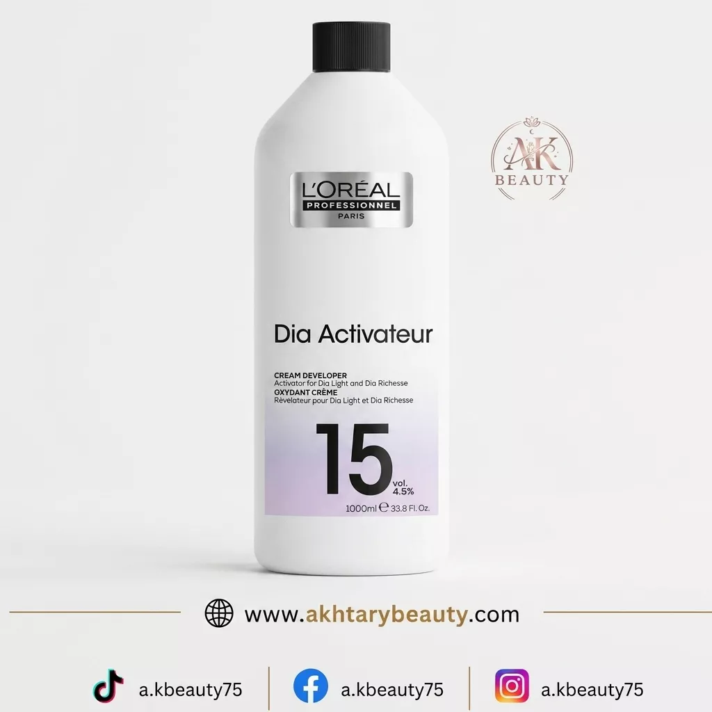 LorealProfessionnel Dia Activateur 15 Vol 4.5% 1000ml – Professional Cream Developer for Dia Light & Dia Color