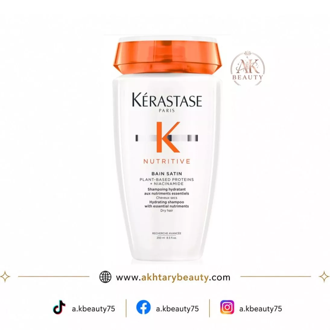 Kérastase Nutritive Bain Satin Hydrating Shampoo for Dry Hair|Kerastase