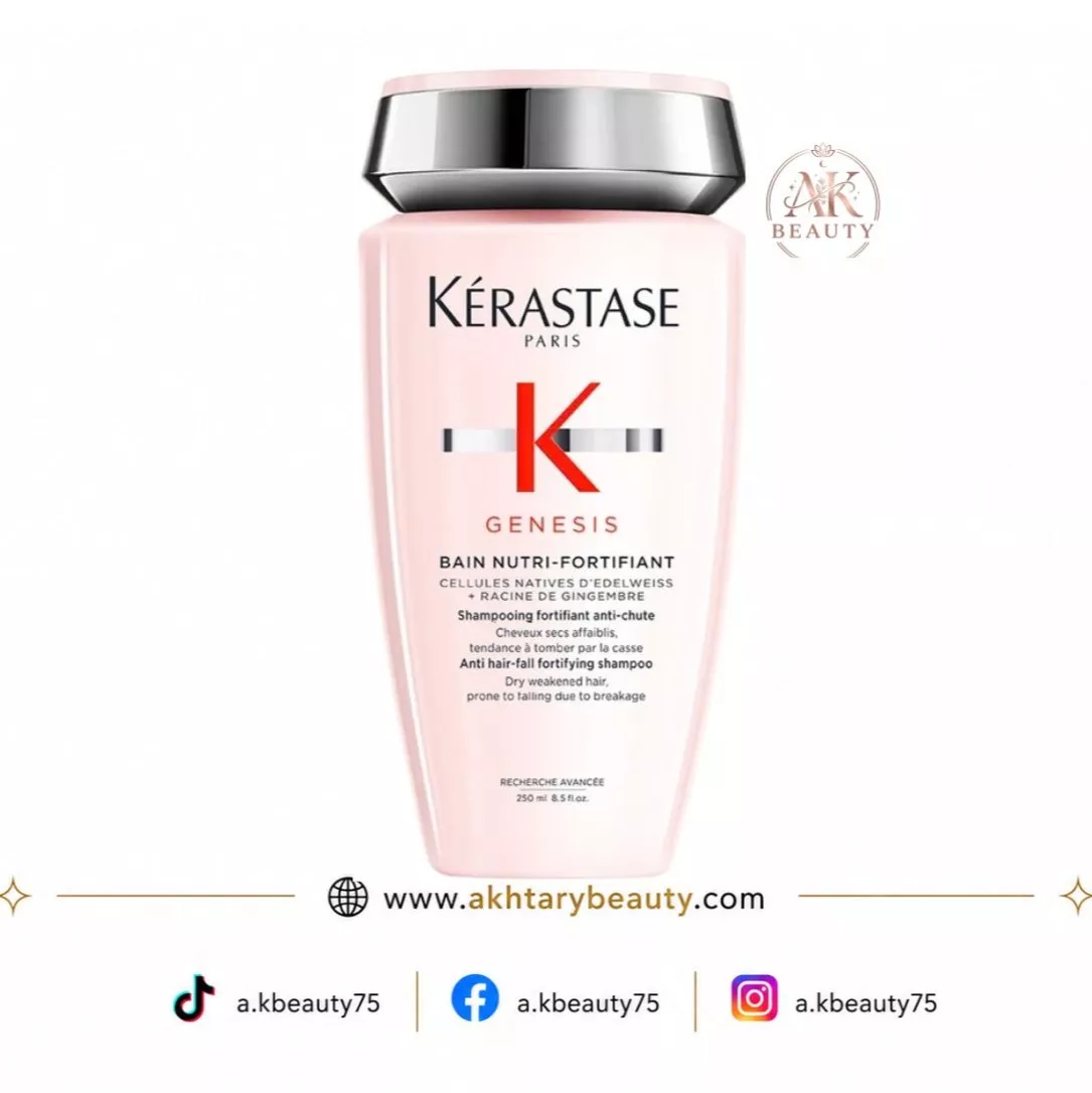 Kérastase Genesis Bain Nutri-Fortifiant Anti-Hair-Fall & Strengthening Shampoo for Dry, Weakened Hair |Loreal Kerastase