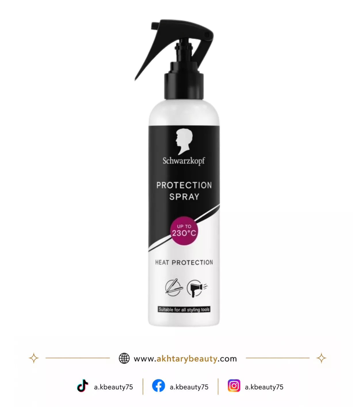 Schwarzkopf Professional Heat Protection Spray 250ml | Thermal Heat Protectant for Blow Dry & Styling