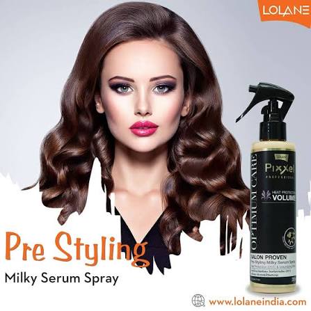 Lolane Pixxel Optimum Care Heat Protection & Volume Spray for Hair Styling 200ml | Lolane Pixxel Heat Protection Volume Spray - 2